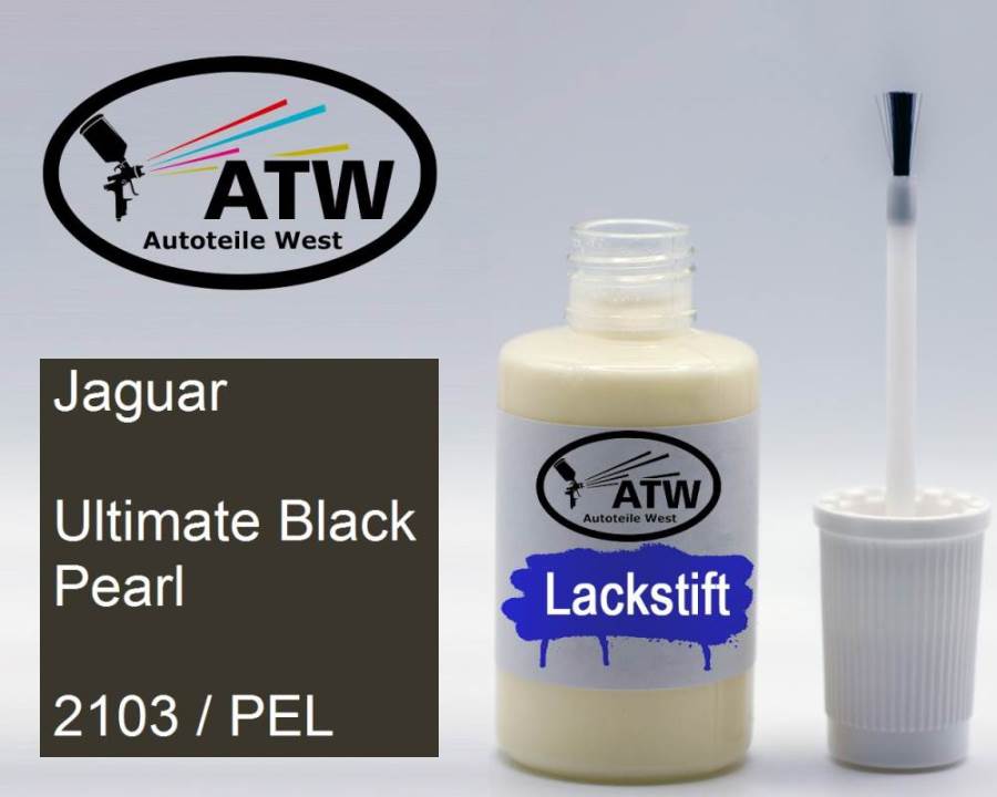 Jaguar, Ultimate Black Pearl, 2103 / PEL: 20ml Lackstift, von ATW Autoteile West.